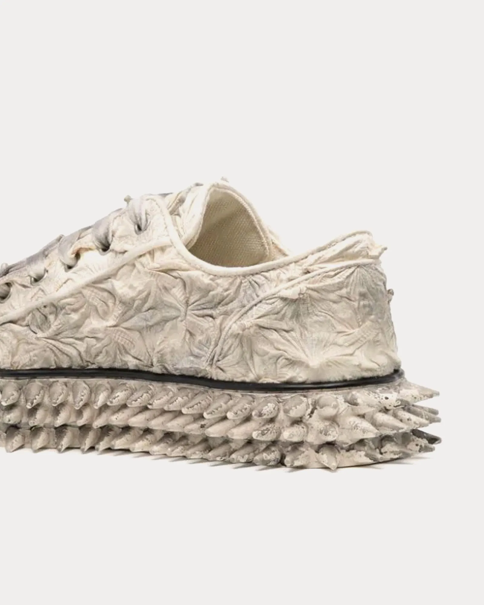Porcupine White Low Top Sneakers