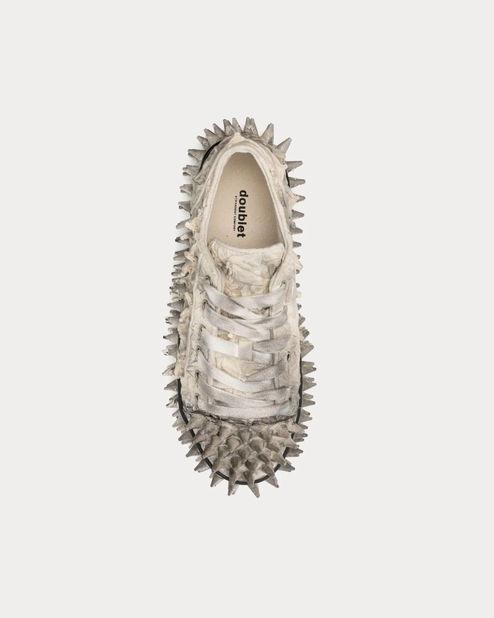 Porcupine White Low Top Sneakers