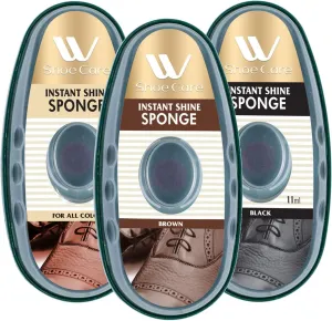 Premium Instant Shine Sponge Kit | WBM SHOE CARE