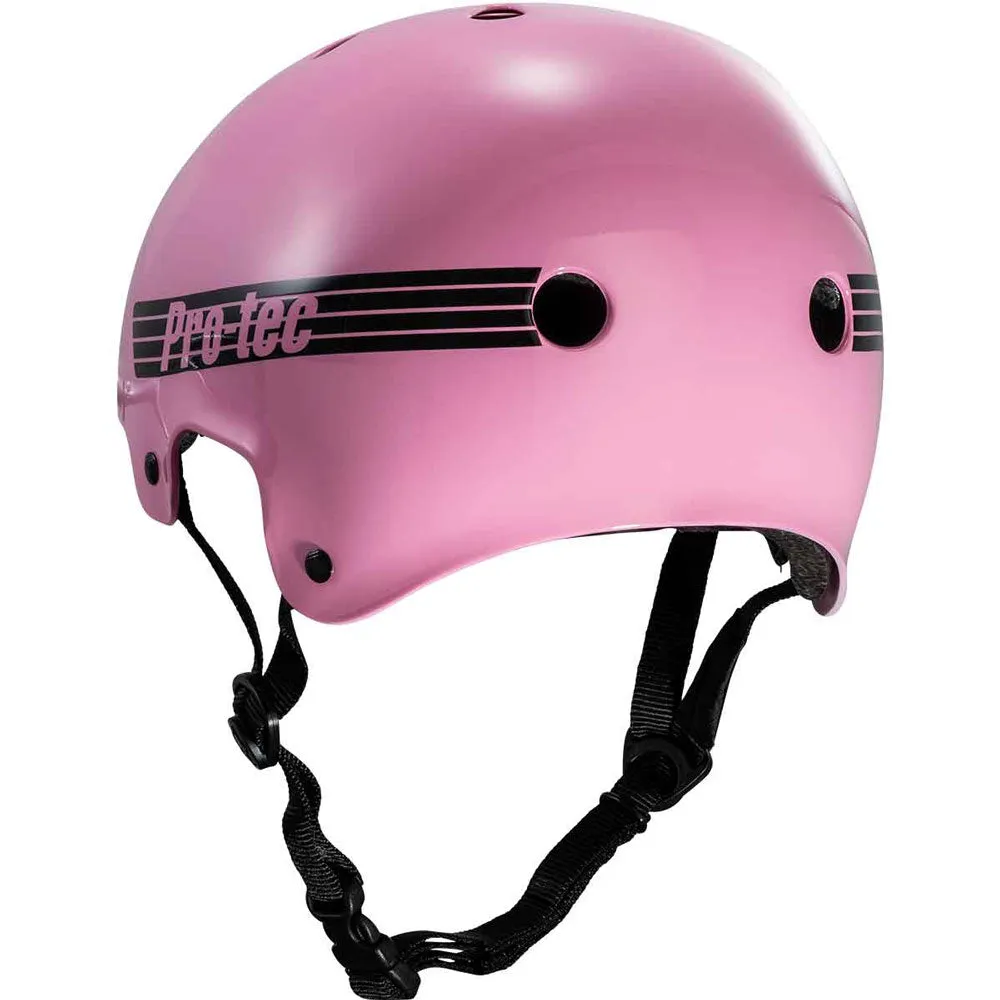 Pro-Tec Old School Gloss Pink Helmet