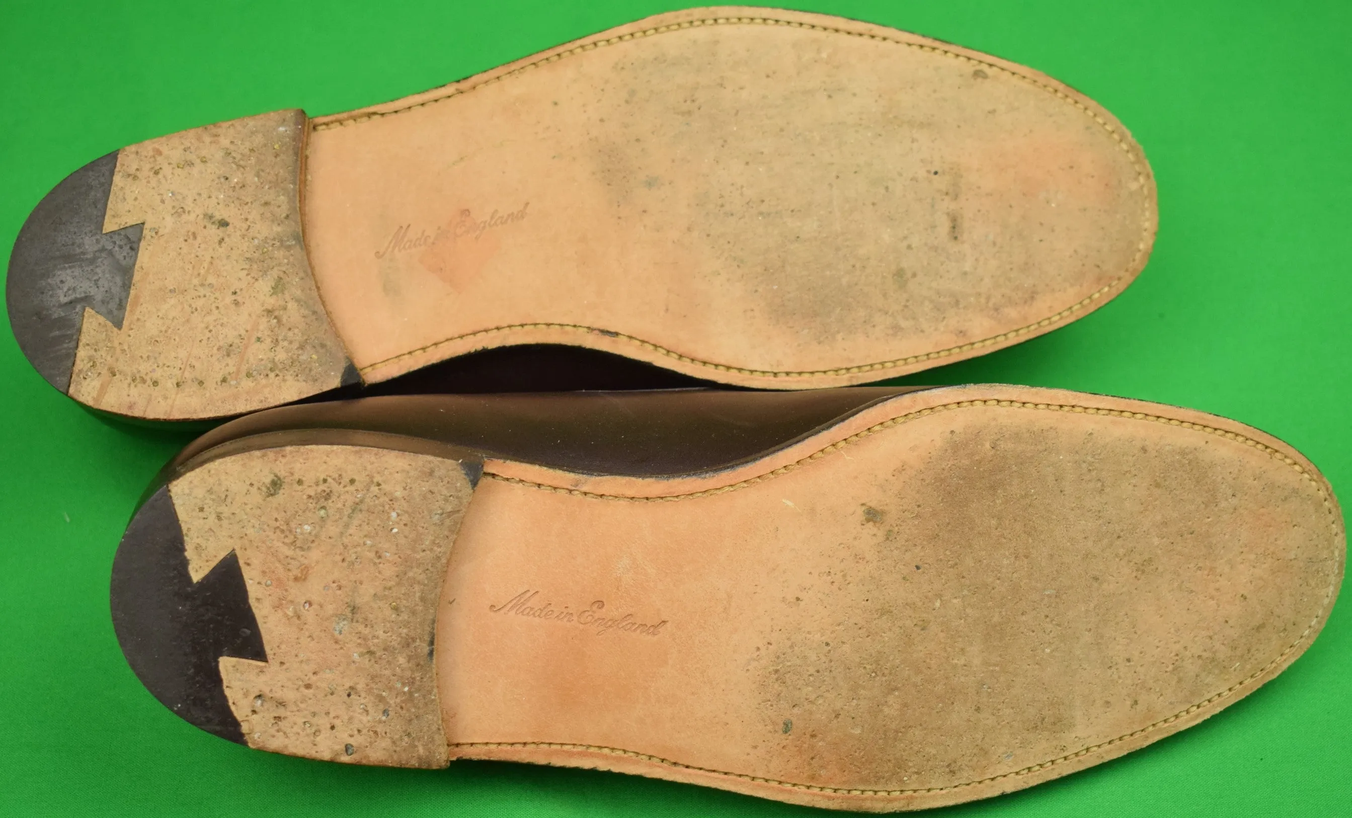 "Grenson x Paul Stuart Made in England 8082 Espresso Split Toe Tassel Loafers" Sz: 12D (SOLD)