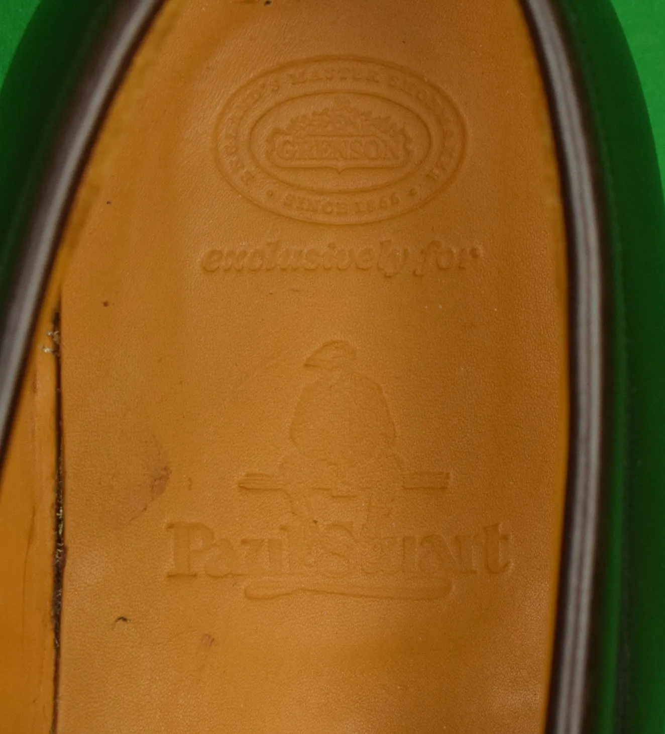 "Grenson x Paul Stuart Made in England 8082 Espresso Split Toe Tassel Loafers" Sz: 12D (SOLD)
