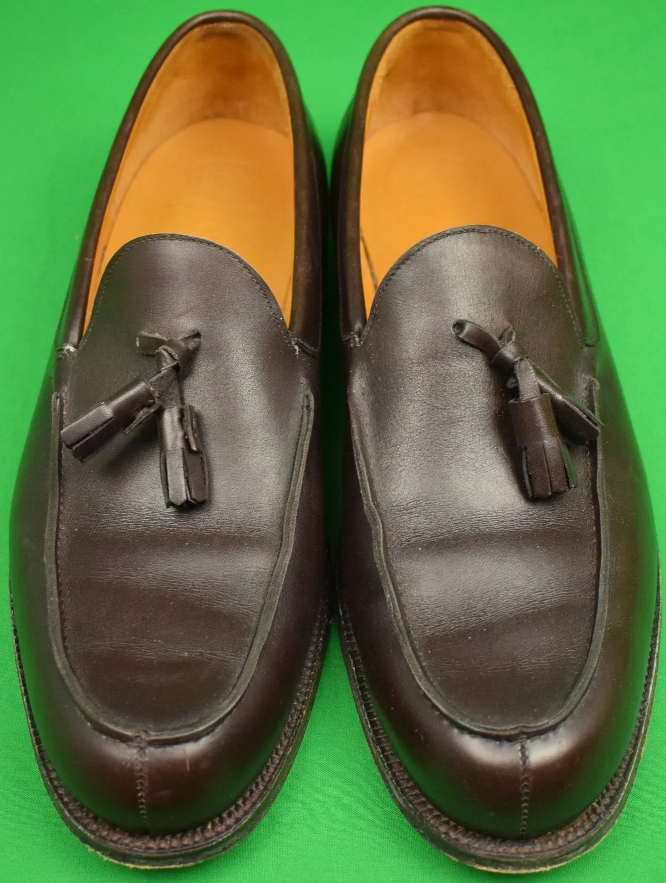 "Grenson x Paul Stuart Made in England 8082 Espresso Split Toe Tassel Loafers" Sz: 12D (SOLD)
