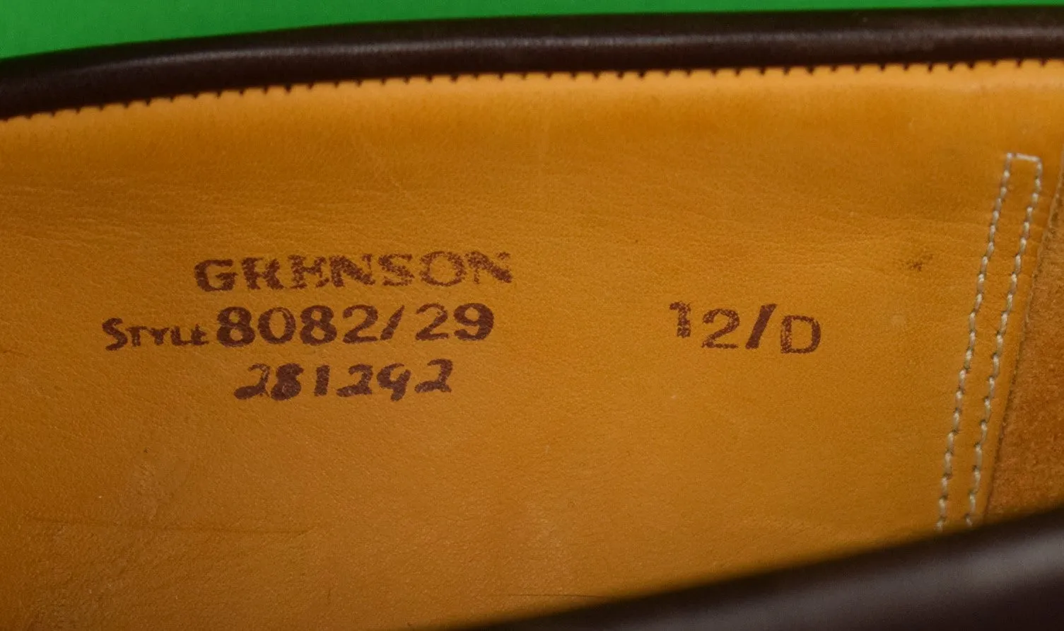 "Grenson x Paul Stuart Made in England 8082 Espresso Split Toe Tassel Loafers" Sz: 12D (SOLD)