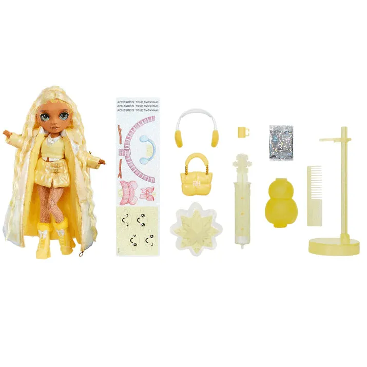 Rainbow High Winter Wonderland Sunny 11” Doll with Magic Snow Outfit