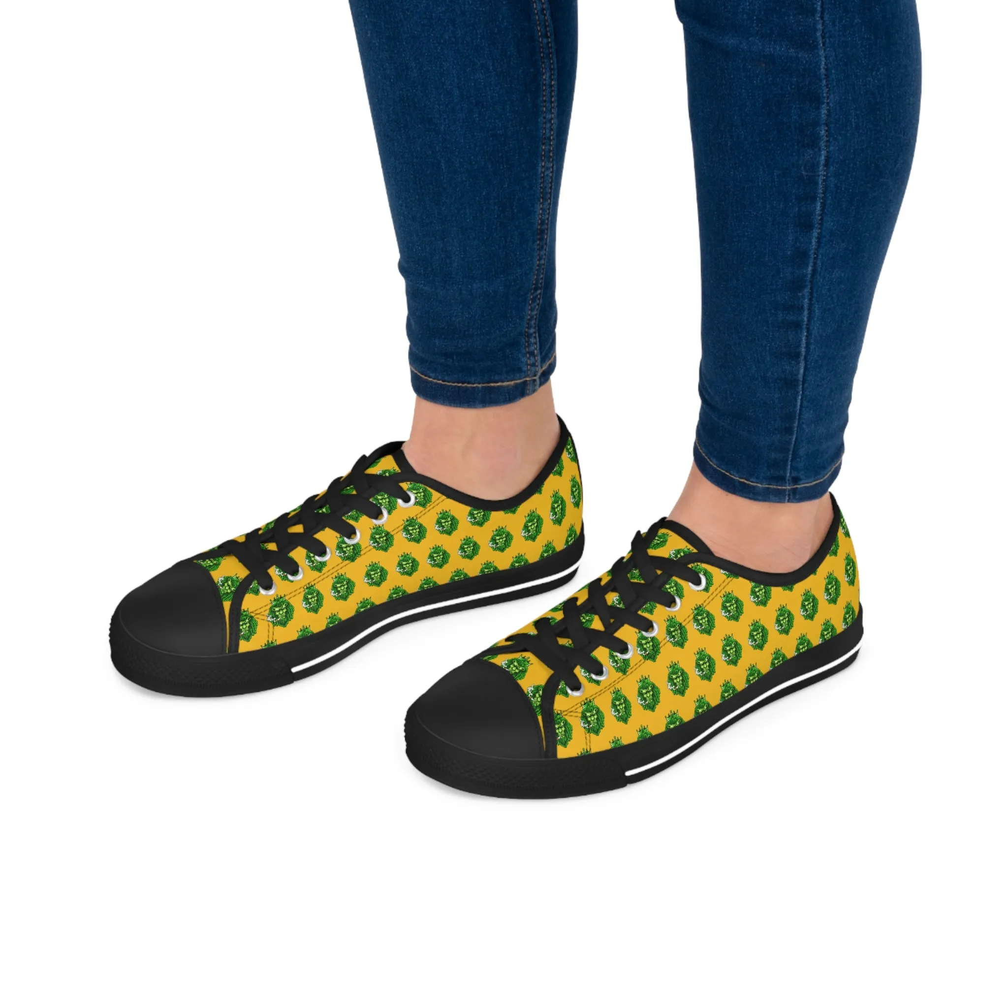 Rasta Vibes  Women's Low Top Sneakers