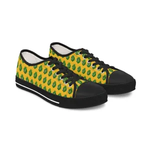 Rasta Vibes  Women's Low Top Sneakers