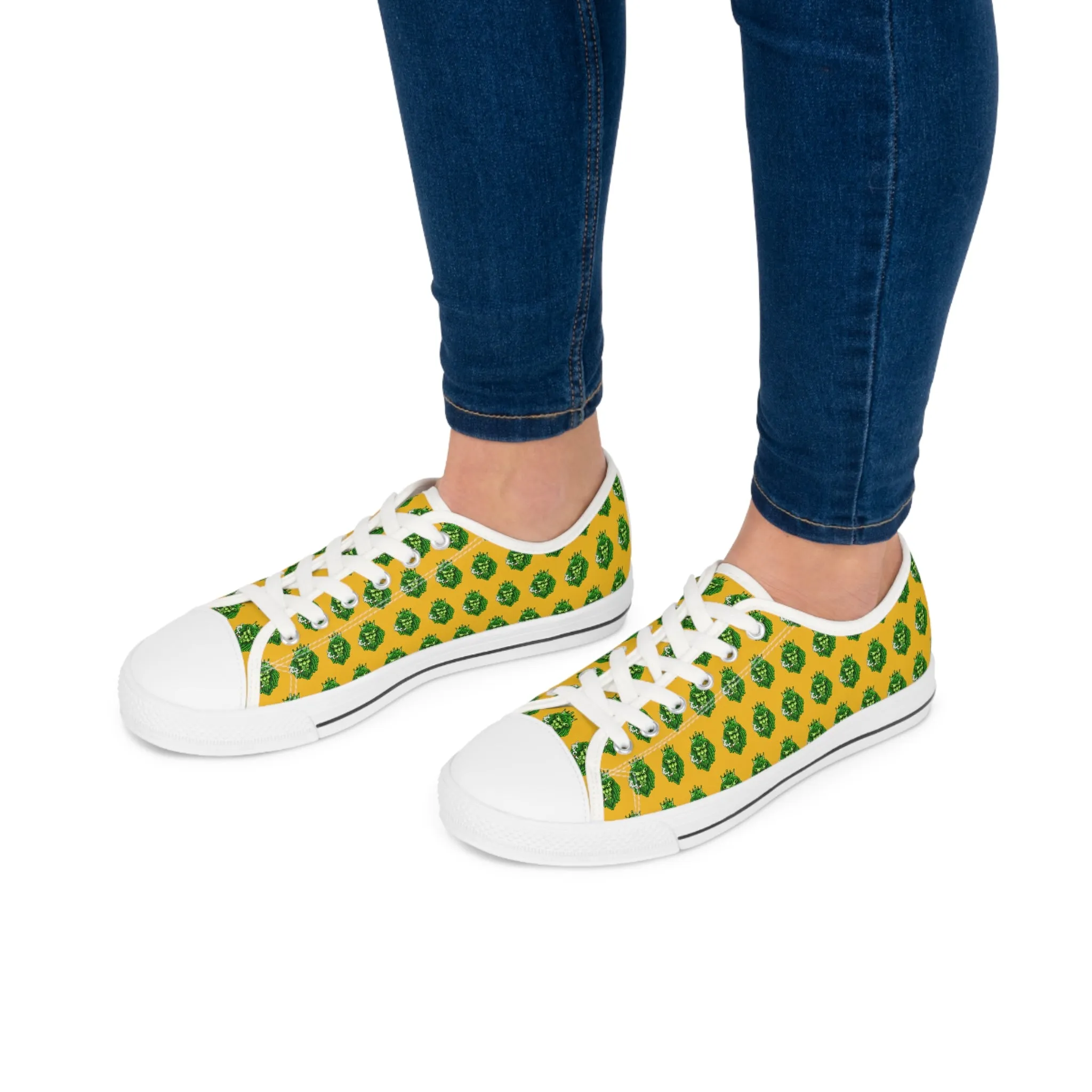 Rasta Vibes  Women's Low Top Sneakers