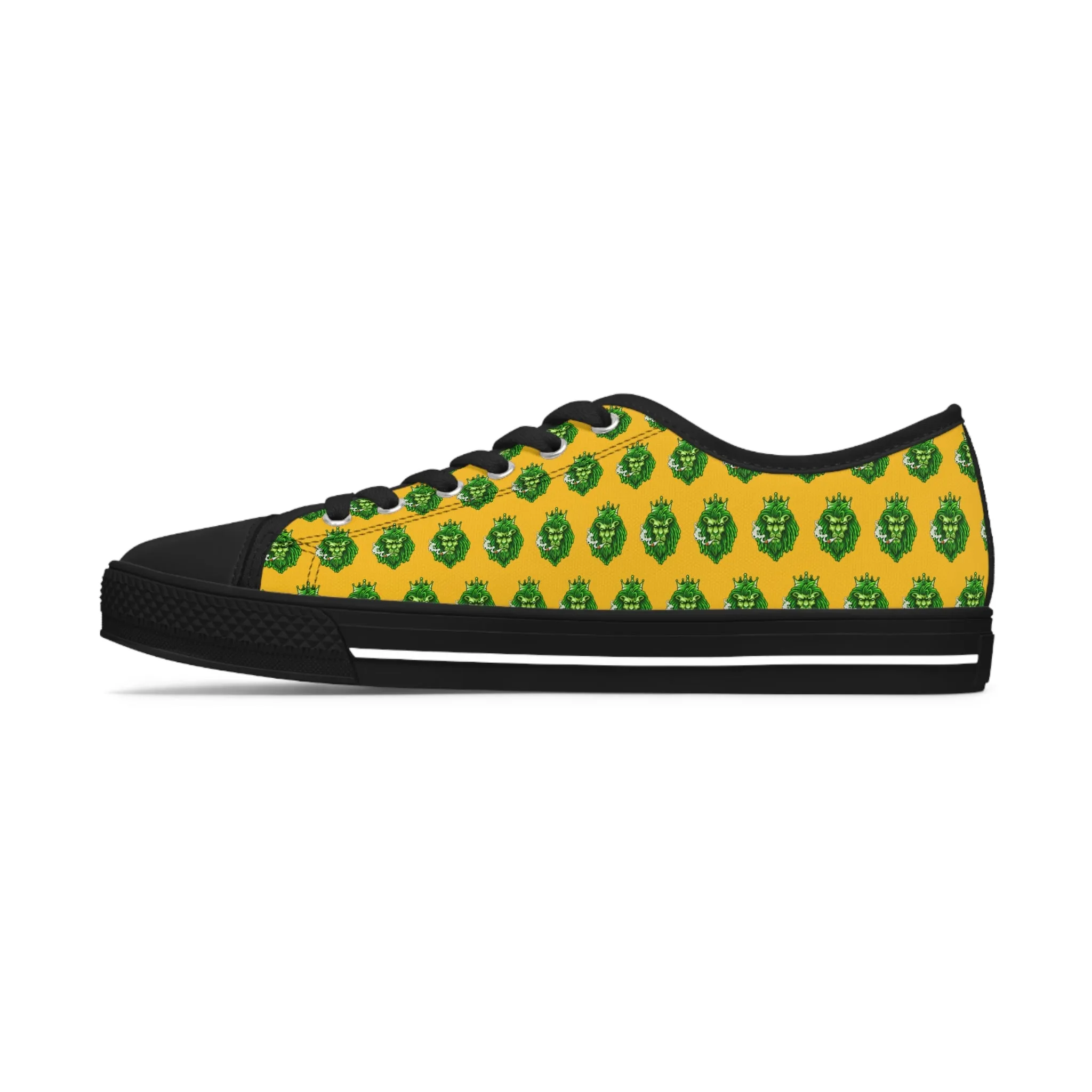 Rasta Vibes  Women's Low Top Sneakers