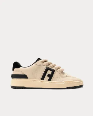 Rope Skate Beige / Black Low Top Sneakers