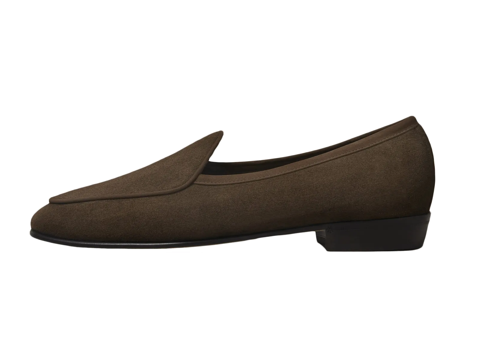 Sagan Classic Loafers in Olivine Green Asteria Suede