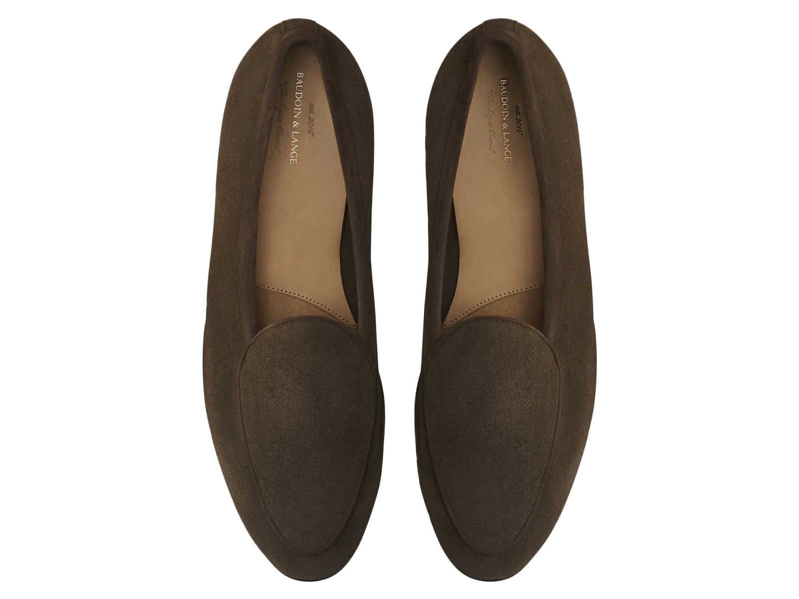 Sagan Classic Loafers in Olivine Green Asteria Suede