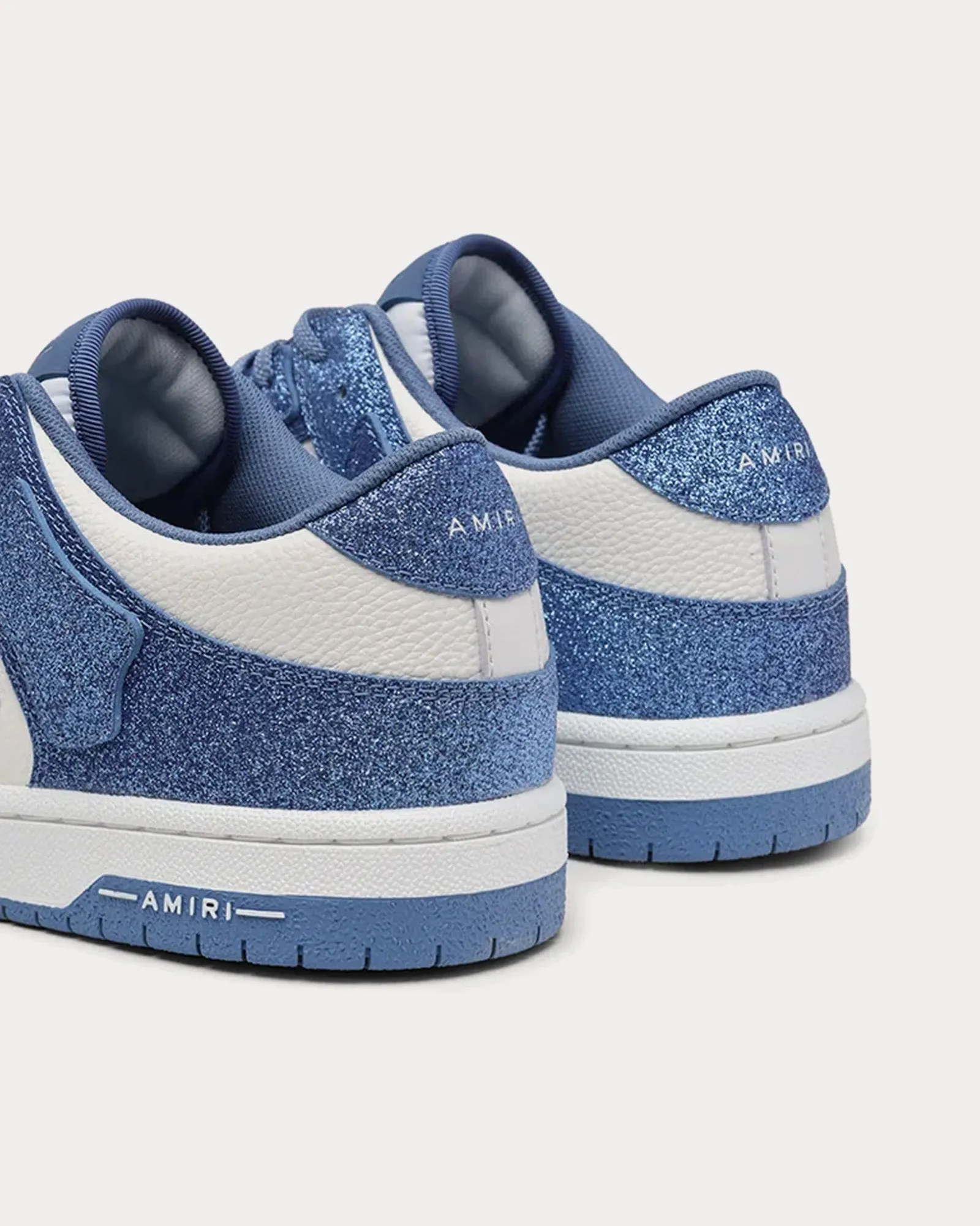Shimmer Skel-Top Blue / White Low Top Sneakers