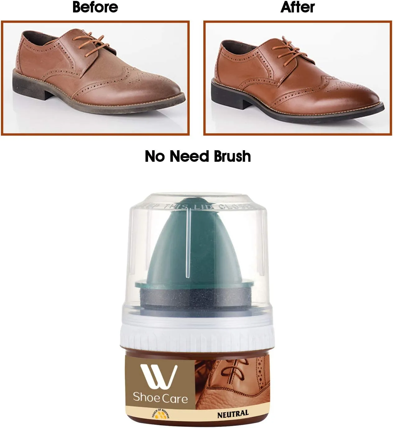 Shoe Cream Neutral | 1.69 fl oz | WBM SHOE CARE