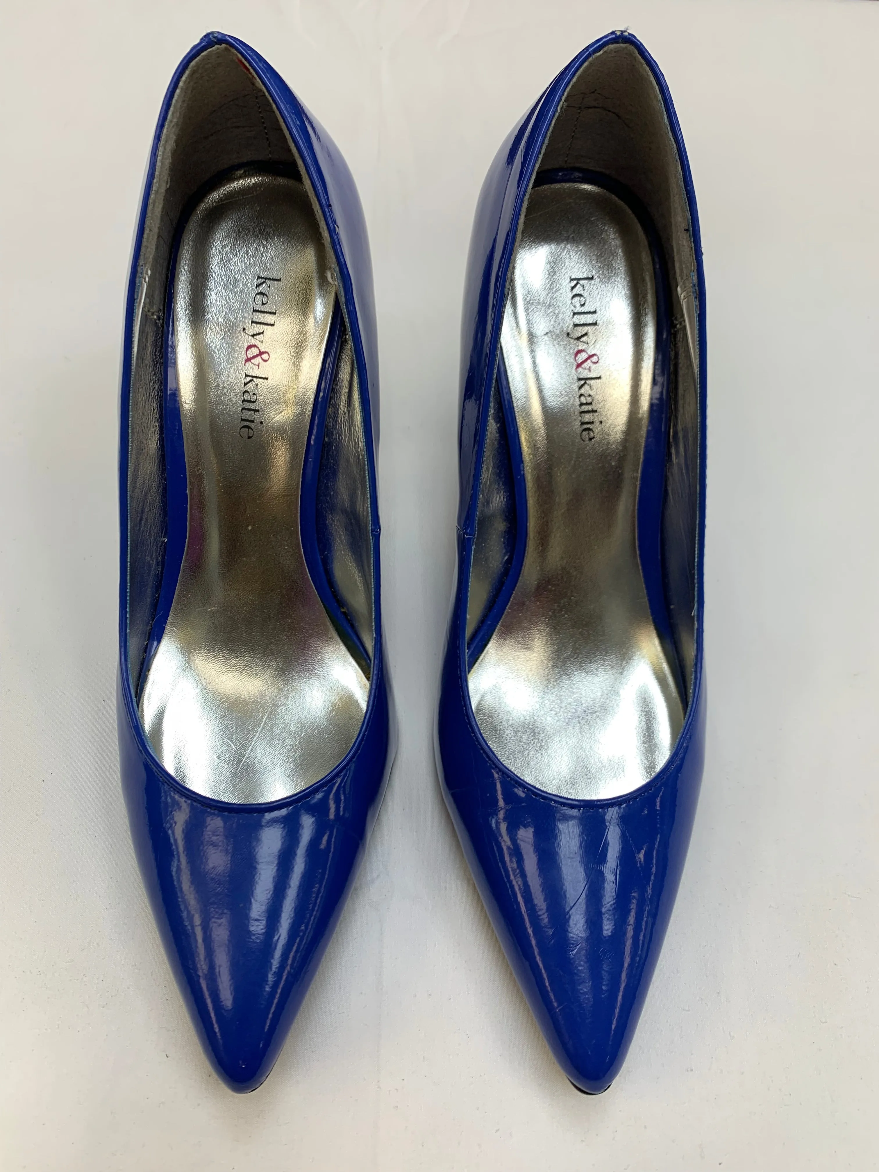 Shoes Heels Kitten By Kelly And Katie In Blue, Size: 9