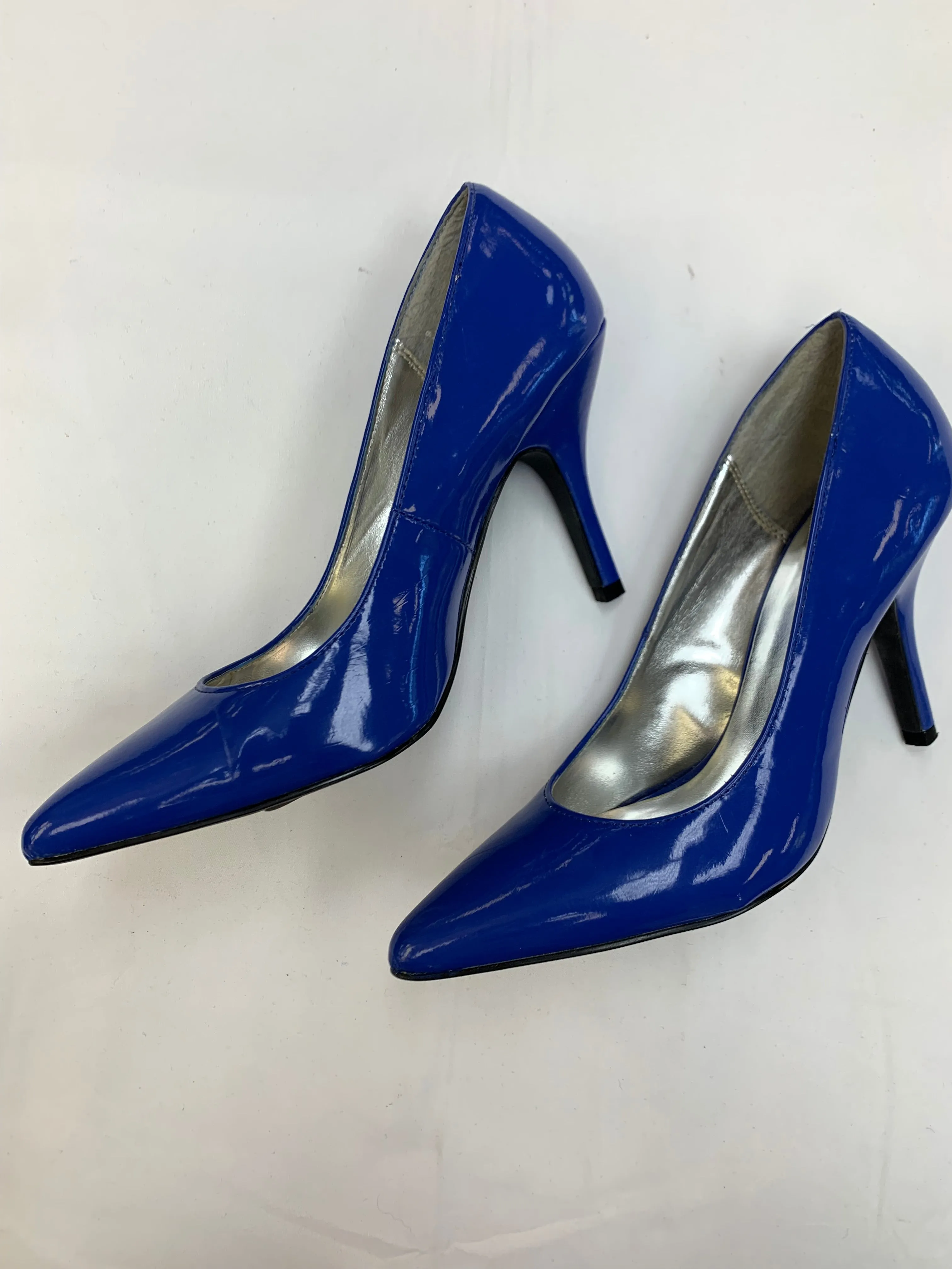 Shoes Heels Kitten By Kelly And Katie In Blue, Size: 9