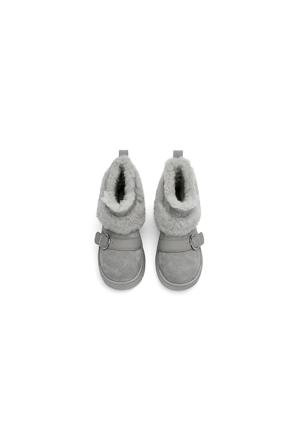 Short Snow Boots-Gray
