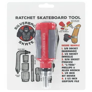 Silverback Skate Ratchet Tool Red