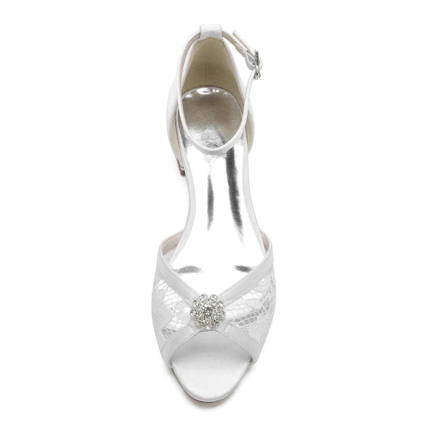 Simply Beautiful Flat Wedding Shoes, Lace Bridal Shoes