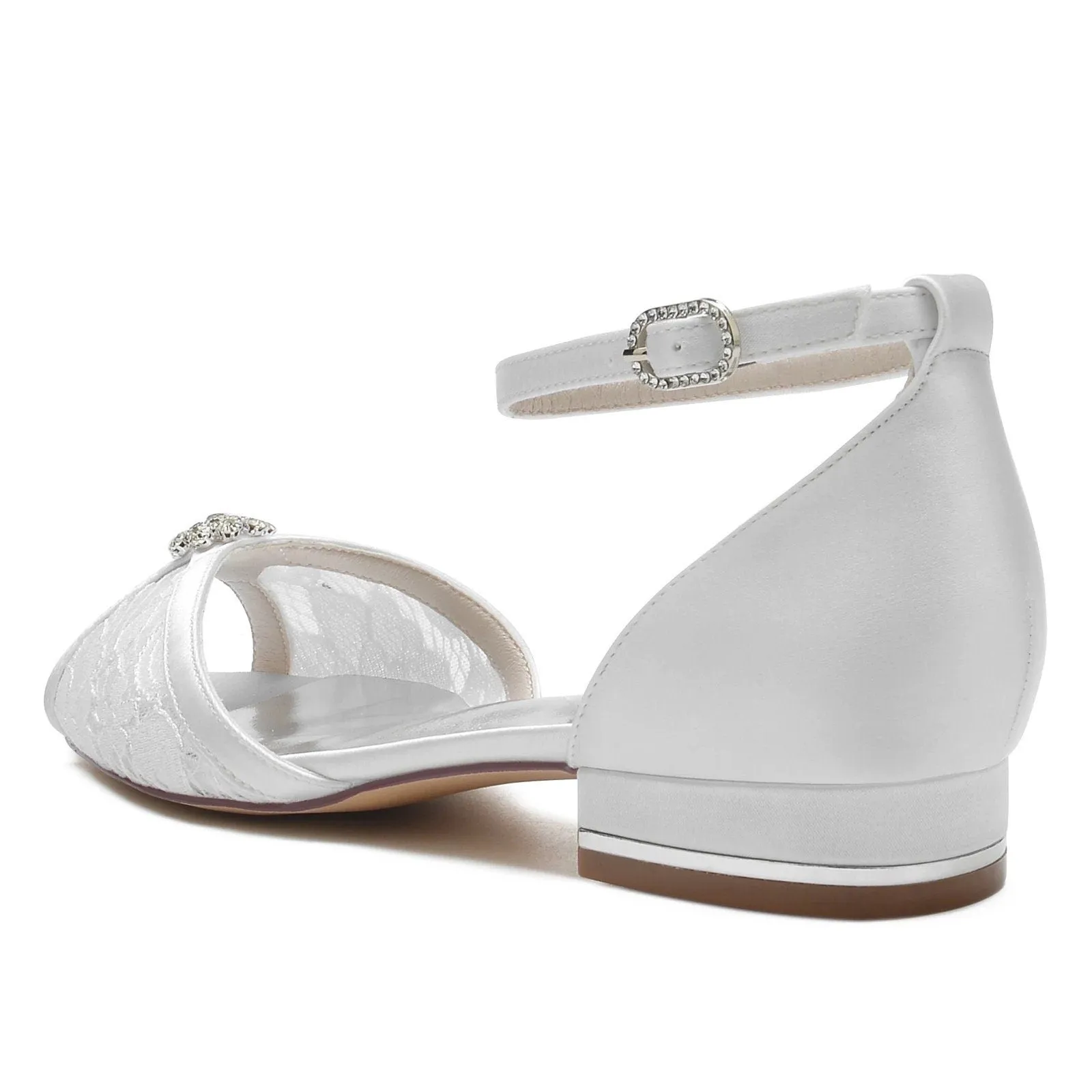 Simply Beautiful Flat Wedding Shoes, Lace Bridal Shoes