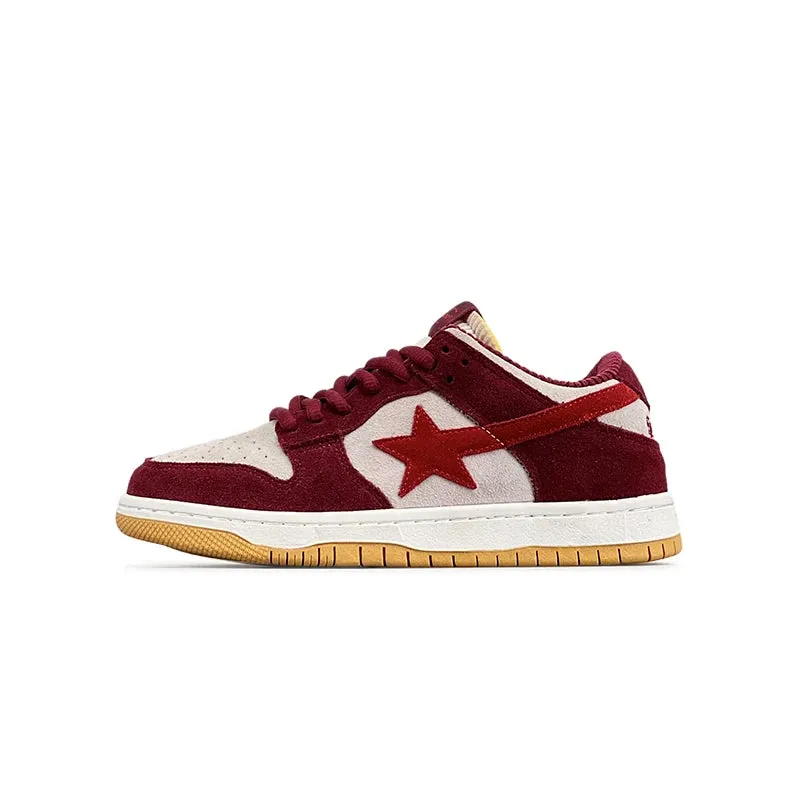 Star | Red Suede with Star Element