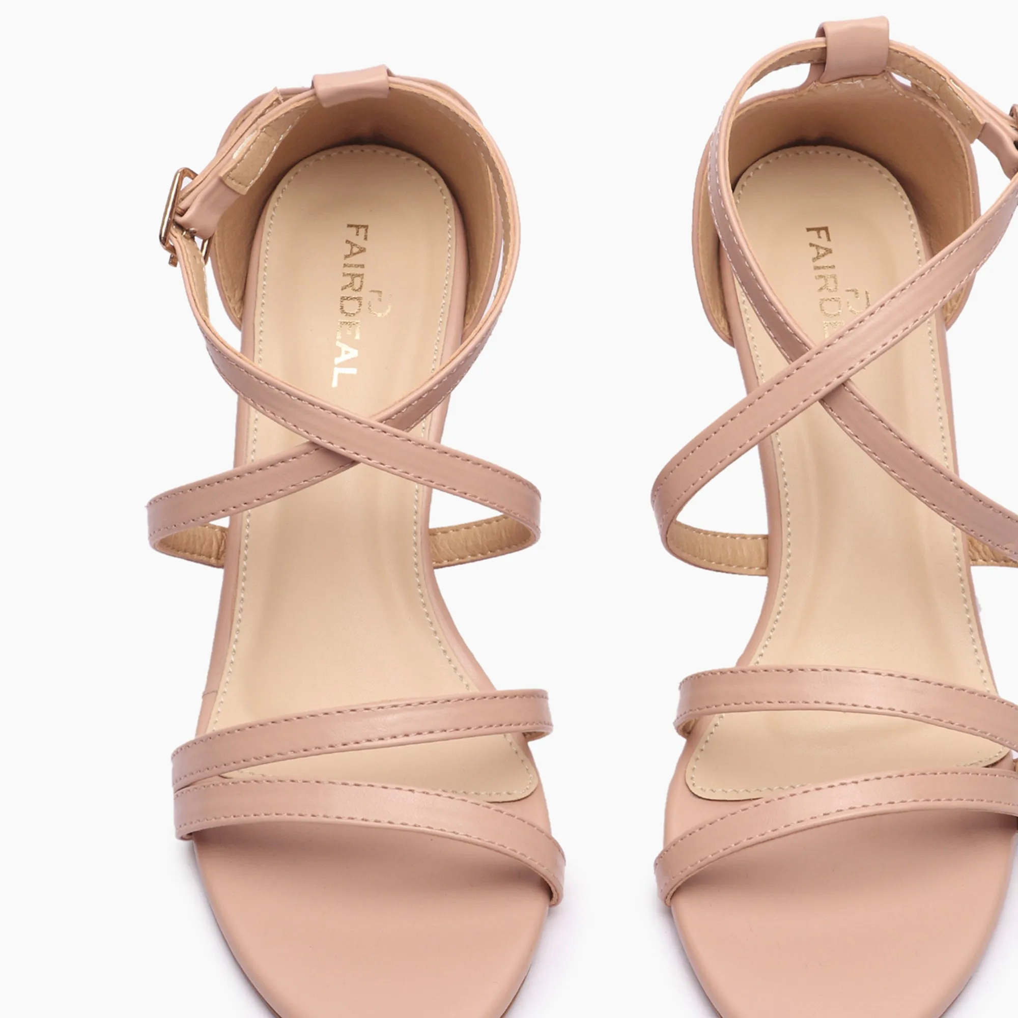 Strappy Kitten Heel Sandals