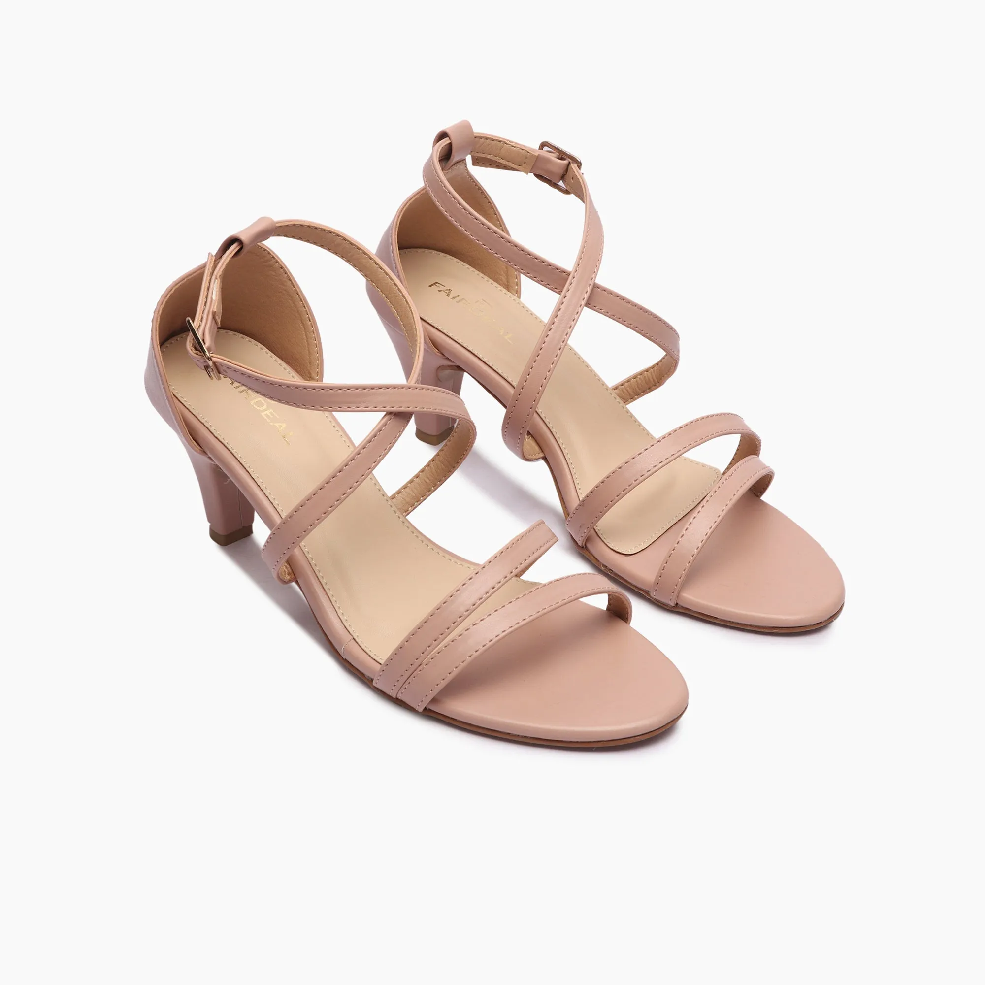 Strappy Kitten Heel Sandals