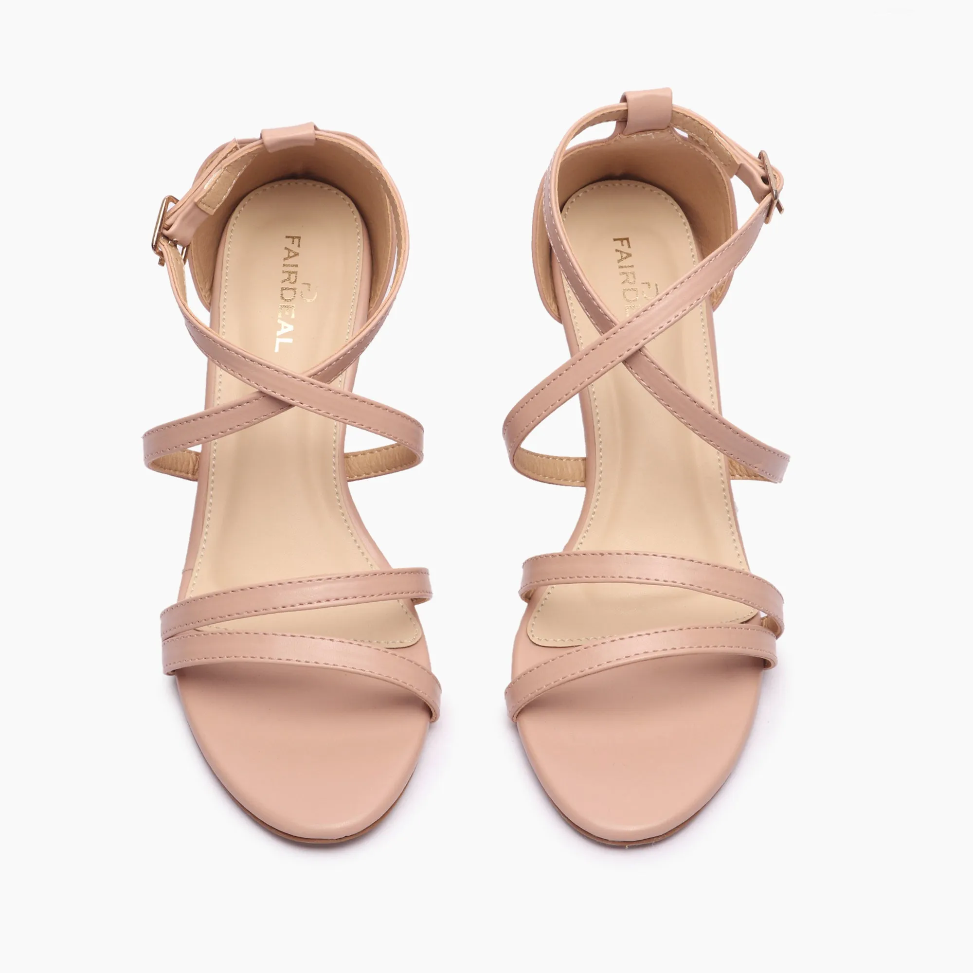 Strappy Kitten Heel Sandals