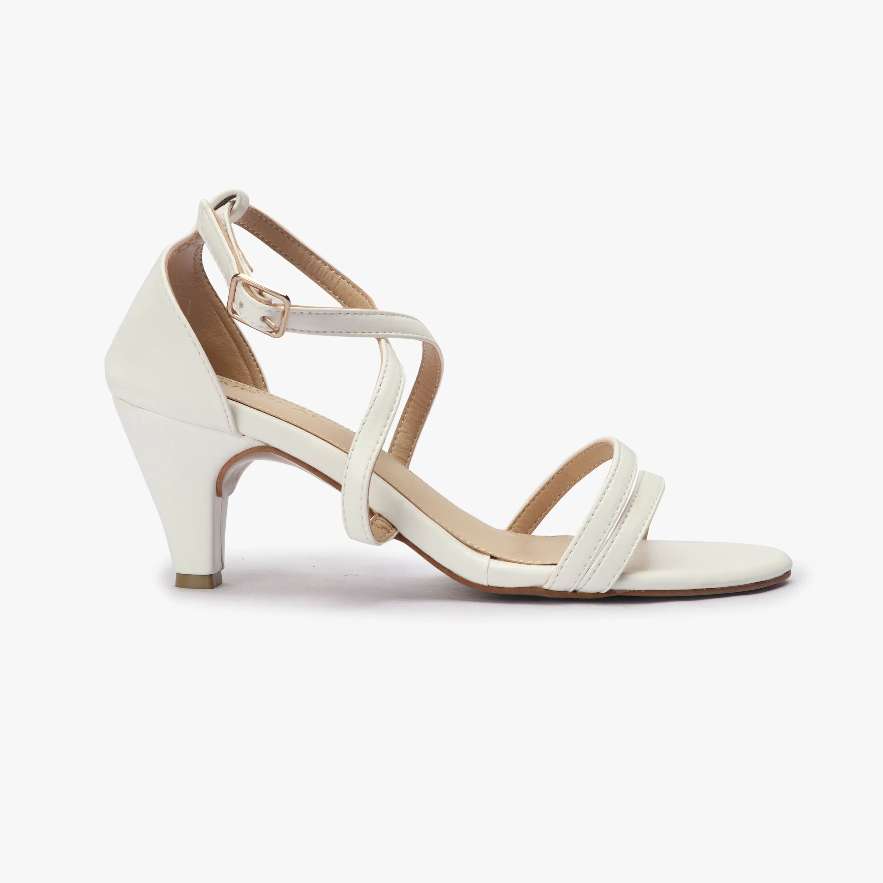 Strappy Kitten Heel Sandals