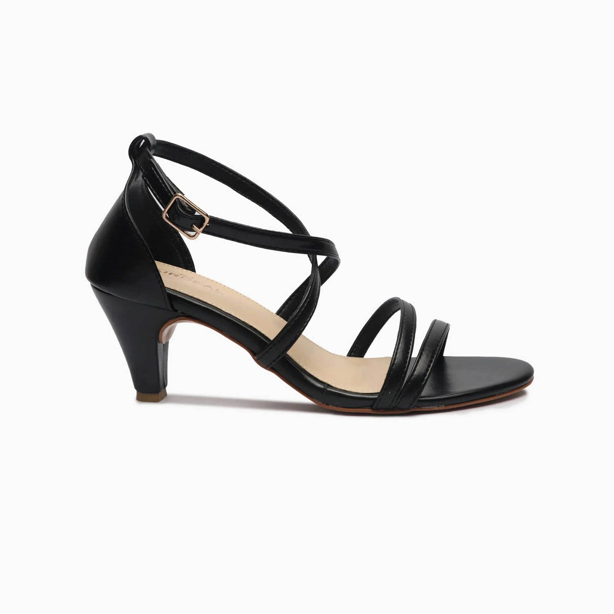 Strappy Kitten Heel Sandals