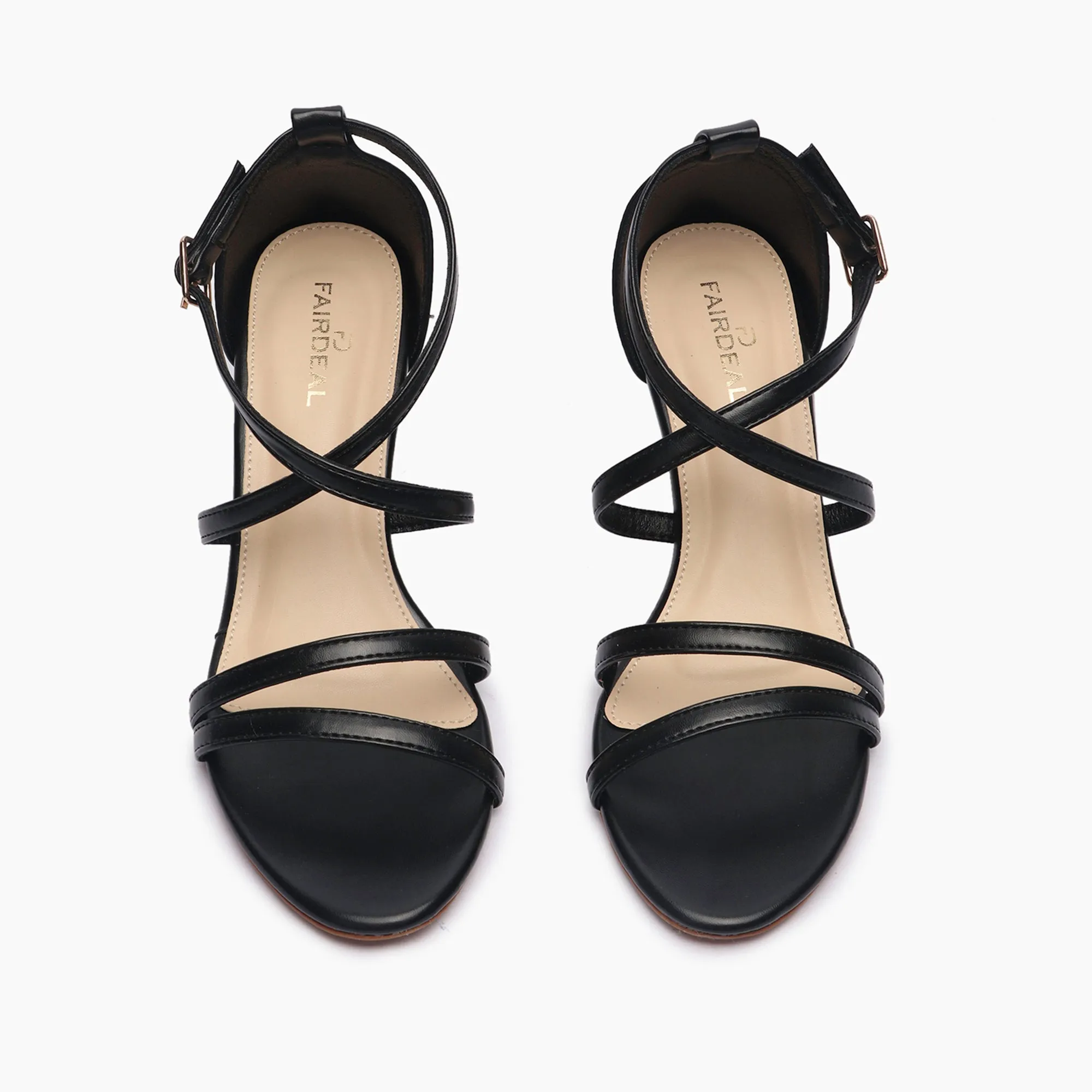 Strappy Kitten Heel Sandals