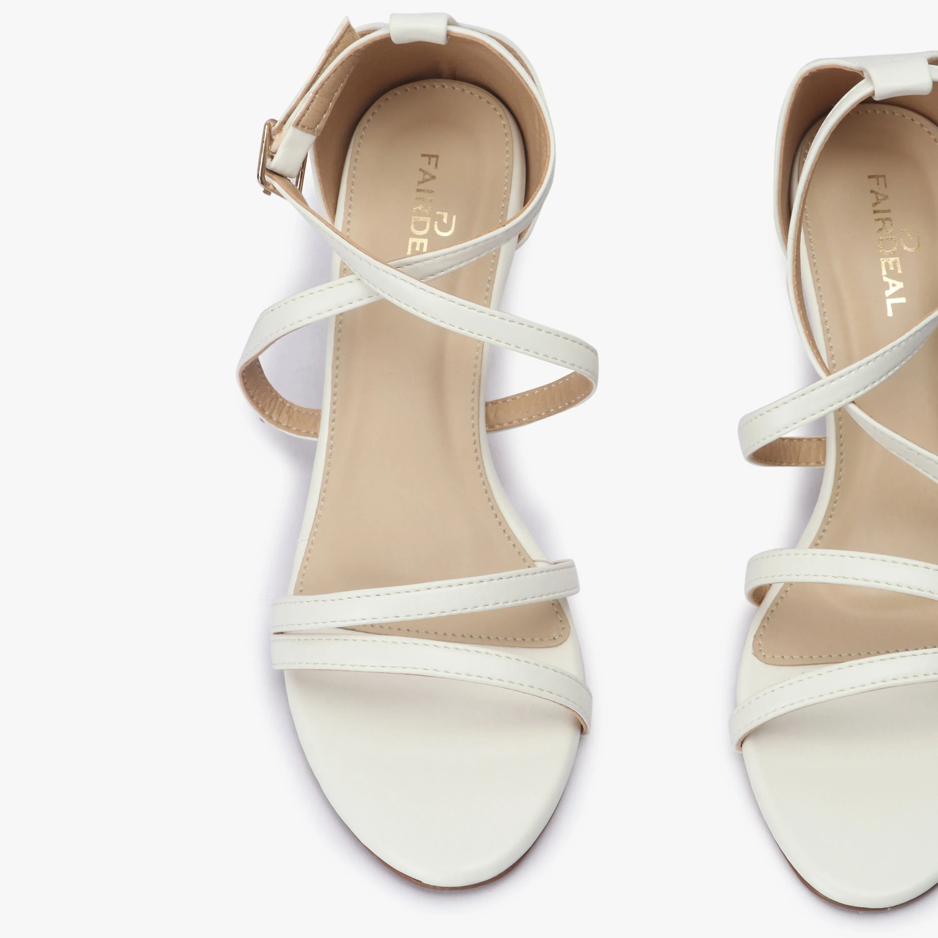 Strappy Kitten Heel Sandals
