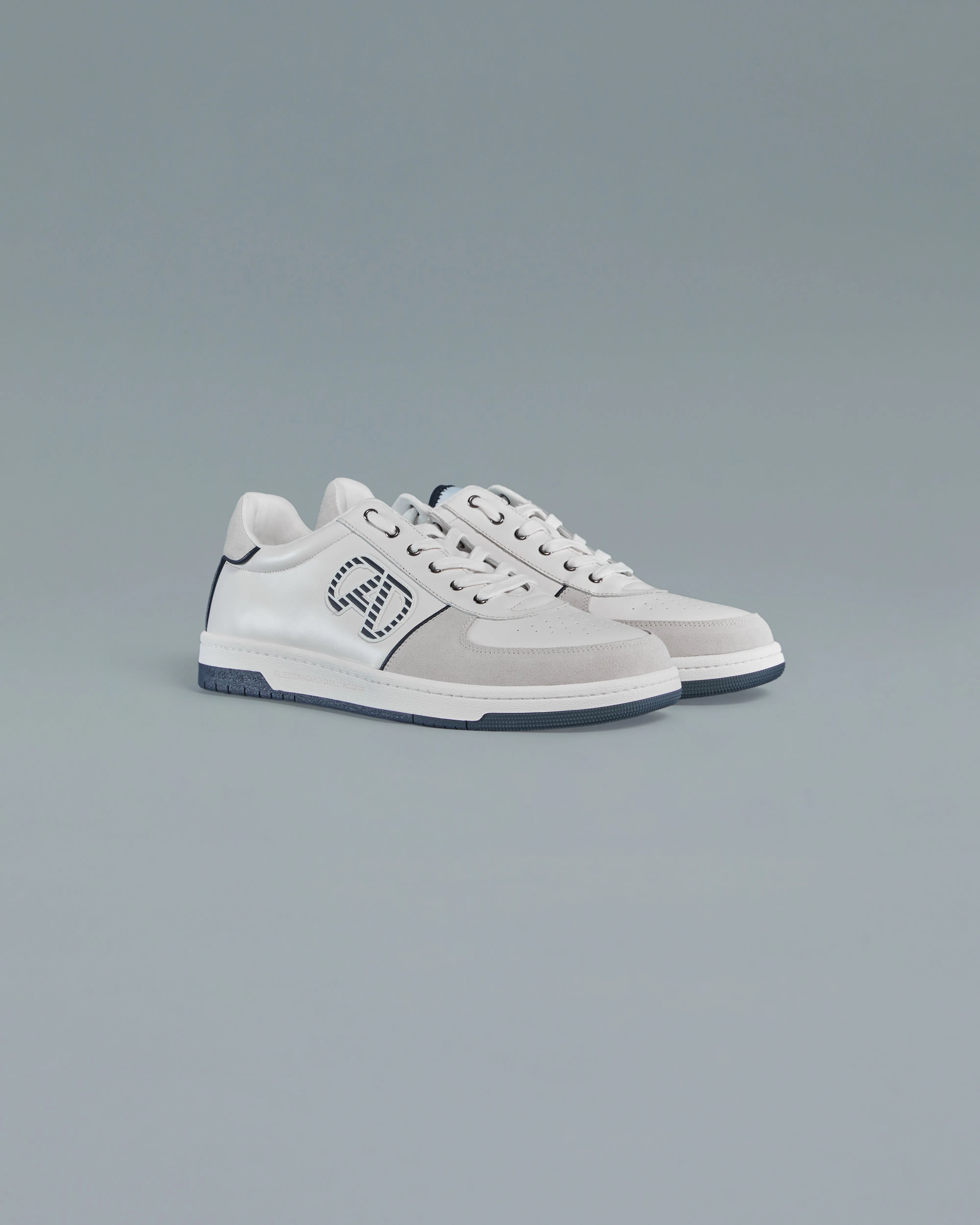 Suede Paneled Sneakers