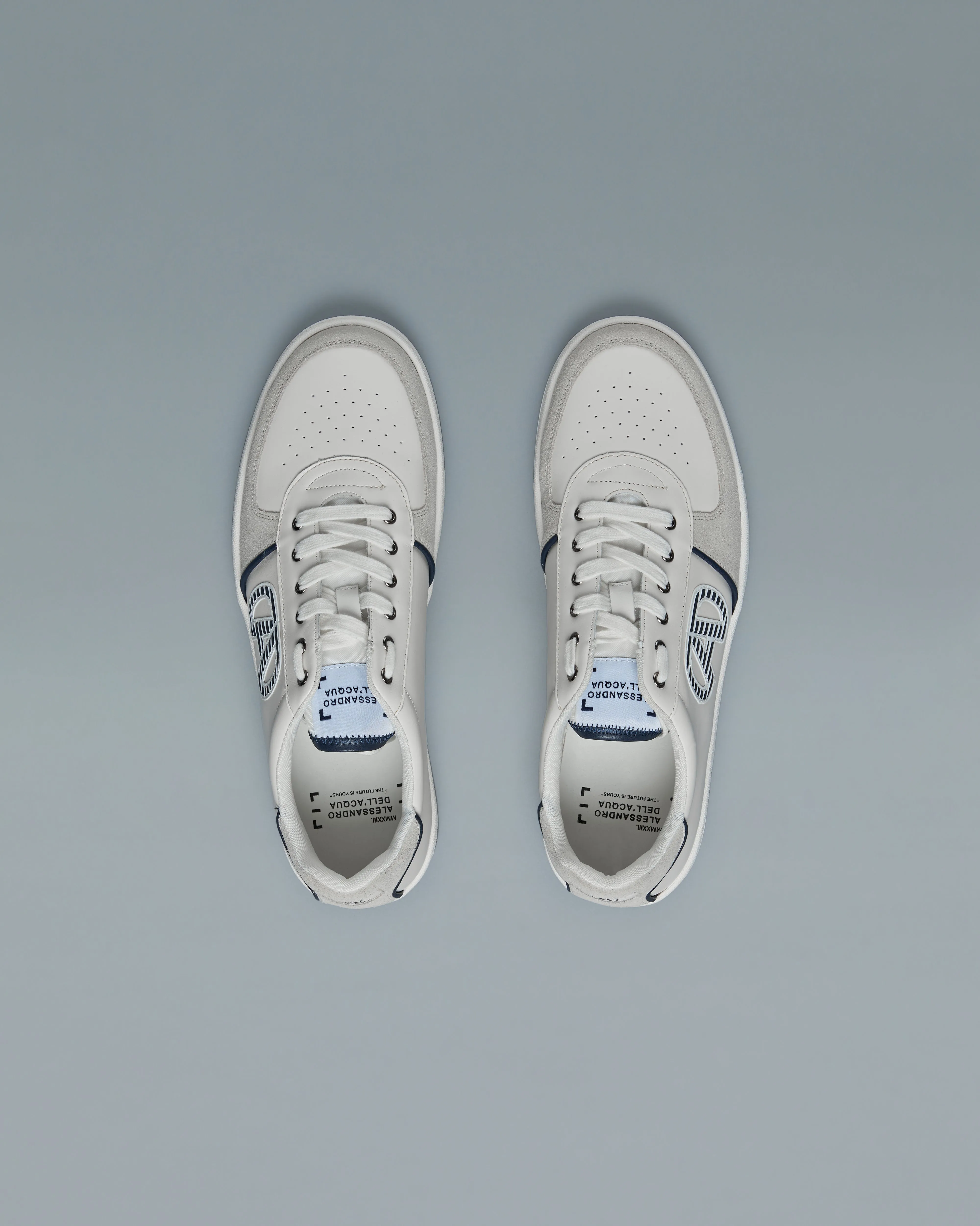 Suede Paneled Sneakers