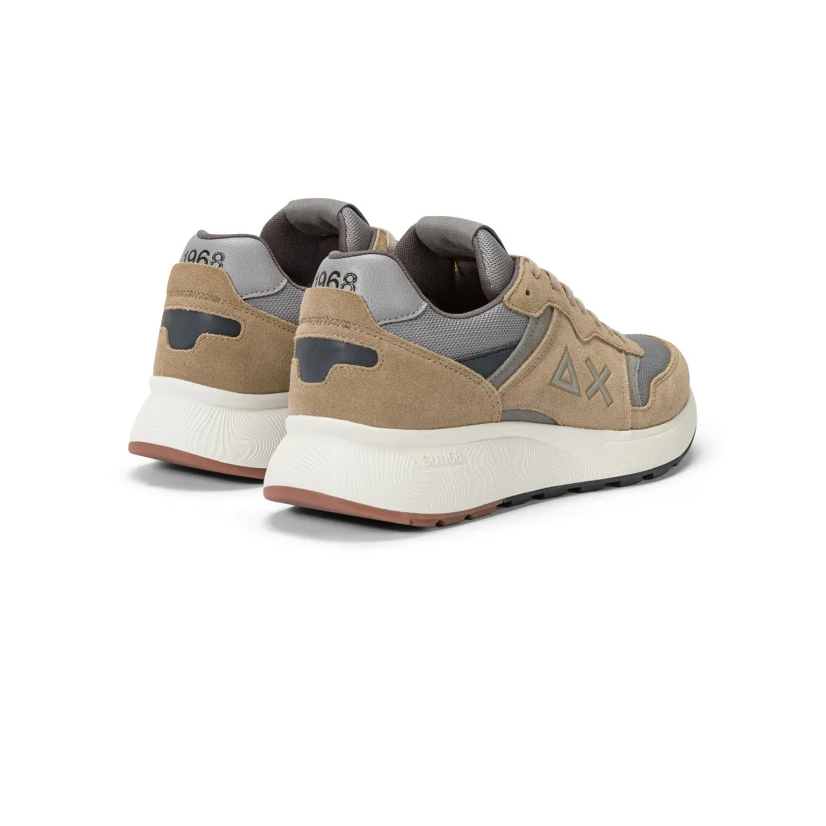 SUN68 DADDY DARK BEIGE SNEAKERS FOR MEN