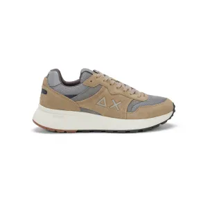 SUN68 DADDY DARK BEIGE SNEAKERS FOR MEN