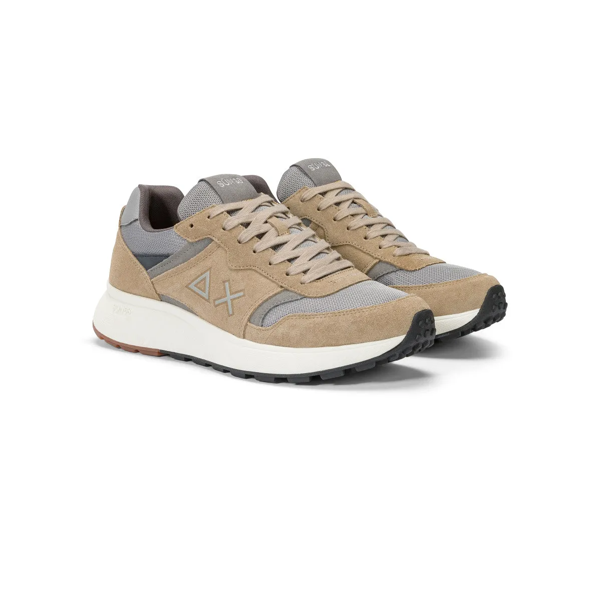 SUN68 DADDY DARK BEIGE SNEAKERS FOR MEN