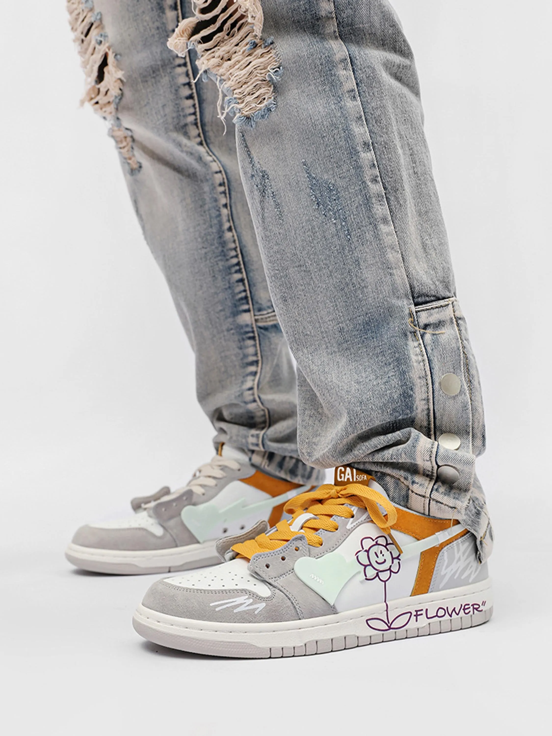 Sunflower Hip-Hop Skate Shoes - 2205