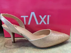 Taxi Women's Tyra Kitten Heels- Rose Gold