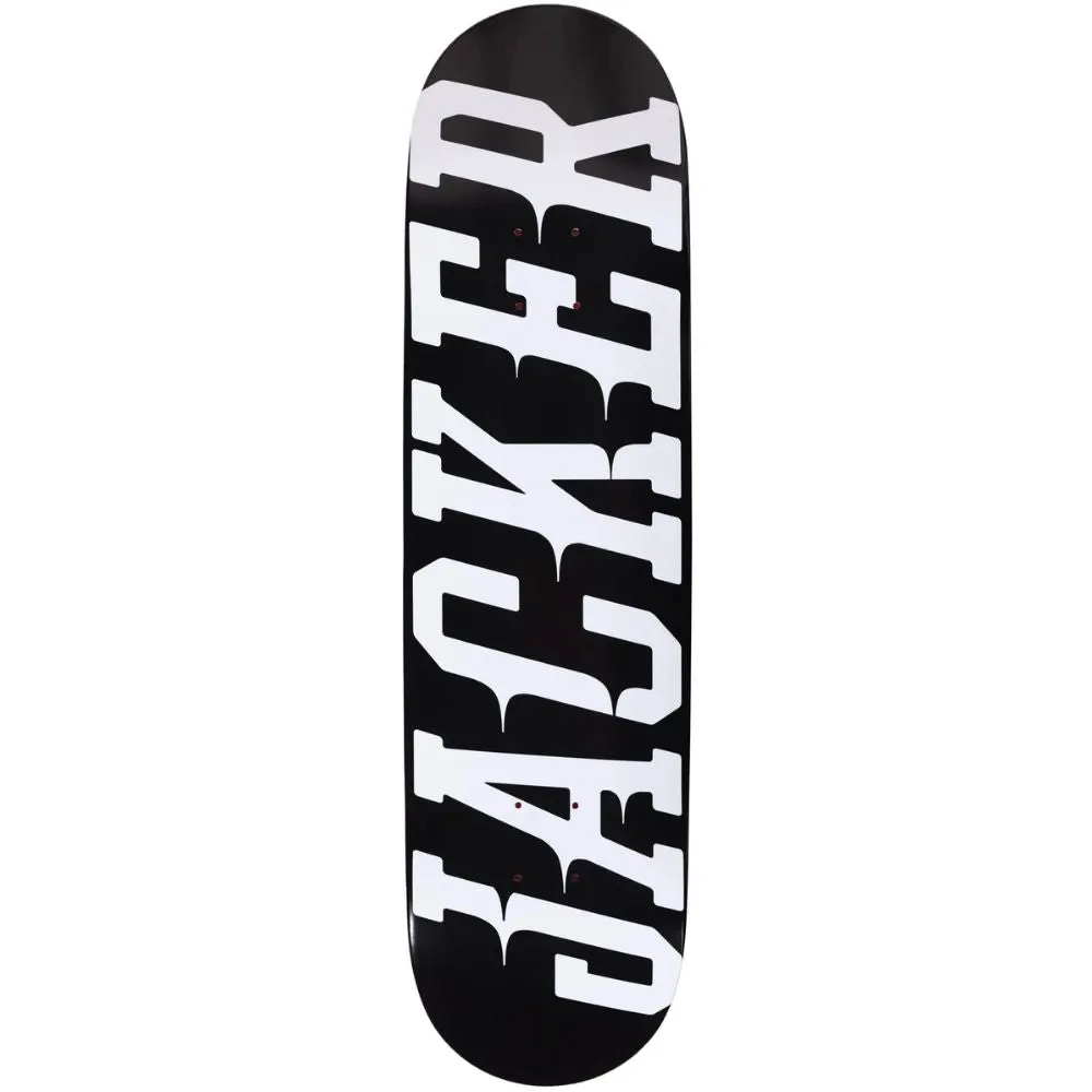 Team Logo Black 8.0" Skateboard Deck