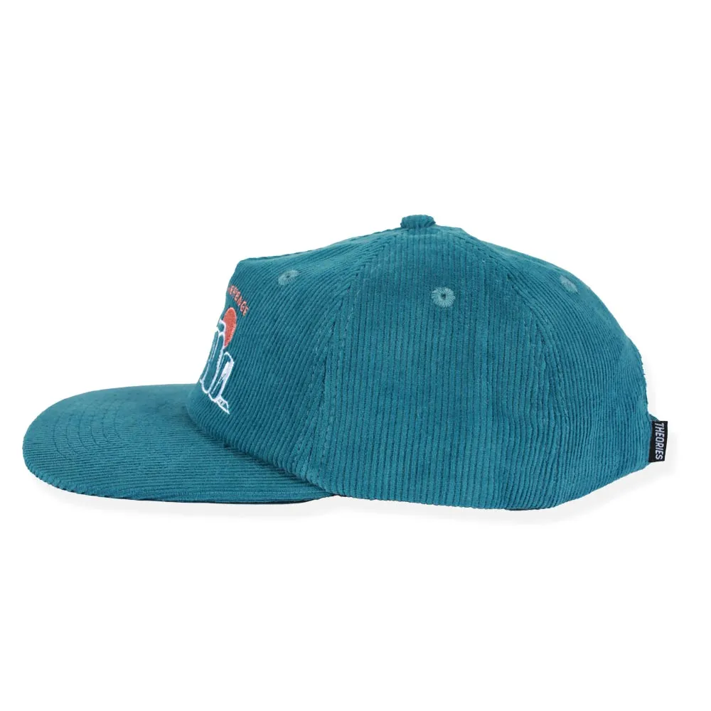 Theories SALISBURY PLAIN Corduroy Snapback Hat Jade