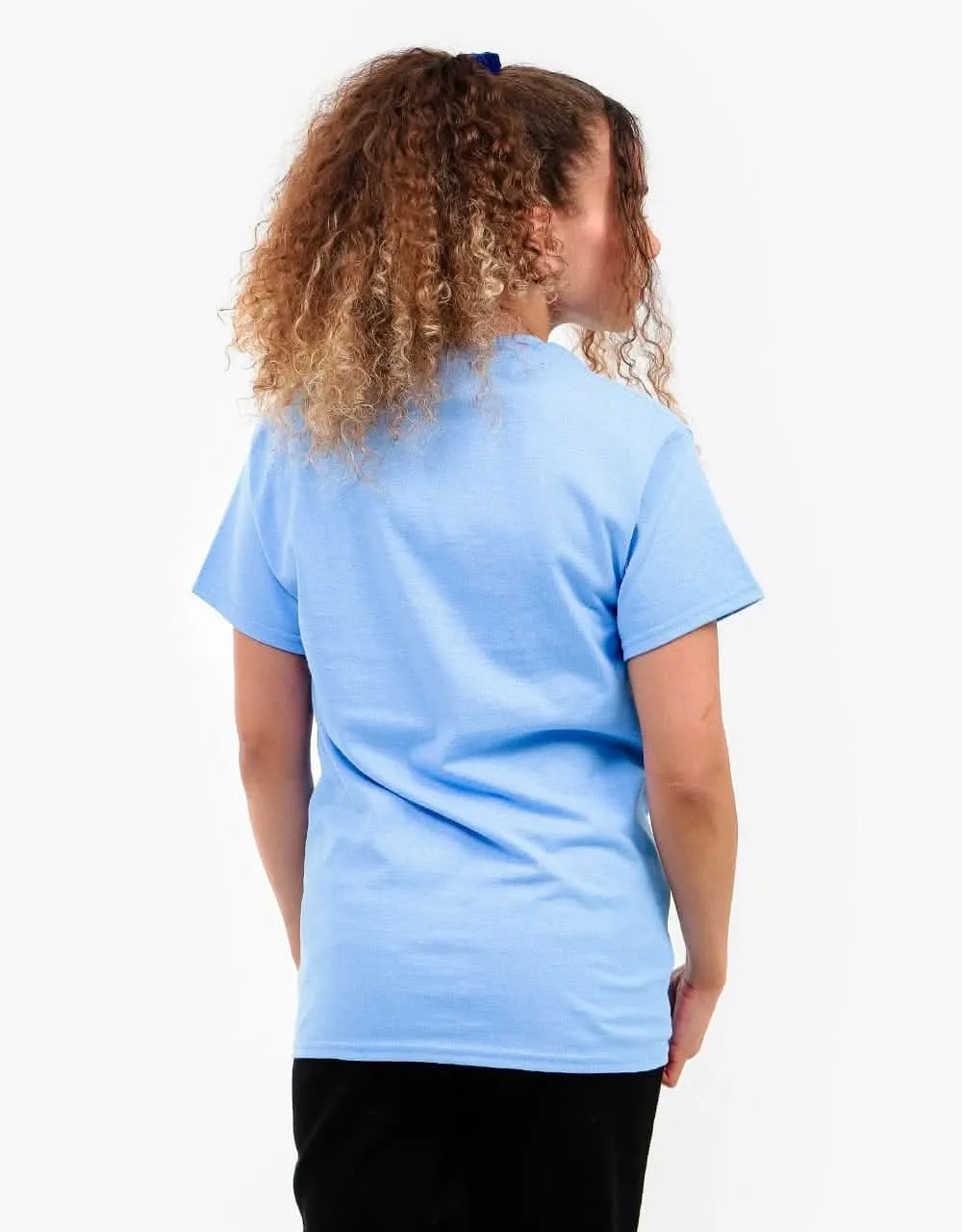 Thrasher Checkers T-Shirt - Carolina Blue