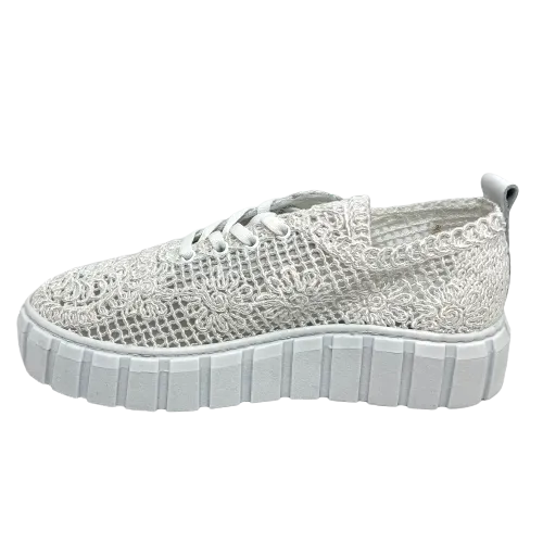 Toil  -  White Lace Sneaker
