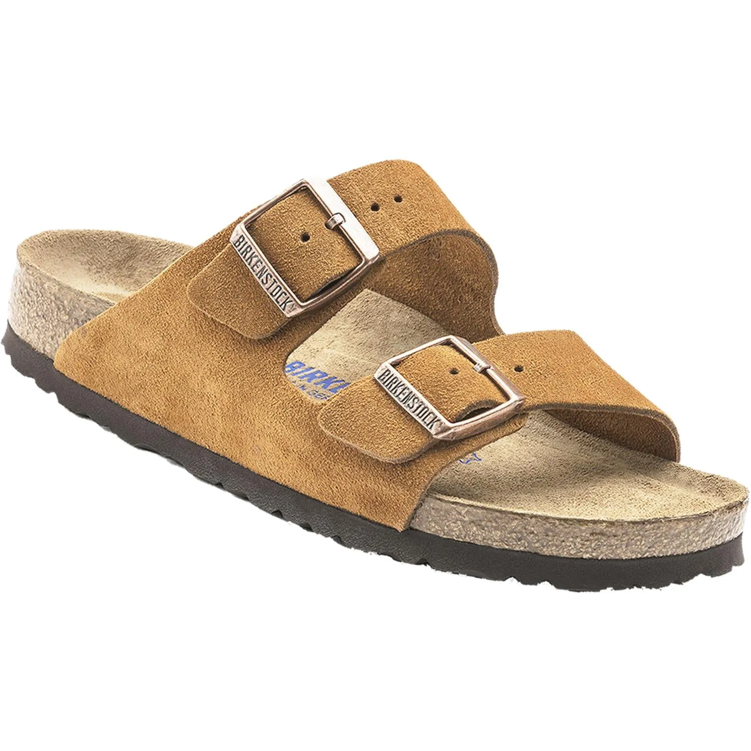 Unisex Birkenstock Arizona Soft Footbed Mink Suede