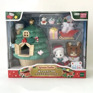 [Used] BABY SANTA'S CHRISTMAS TREE HOUSE SE-214 Epoch Japan Sylvanian Families