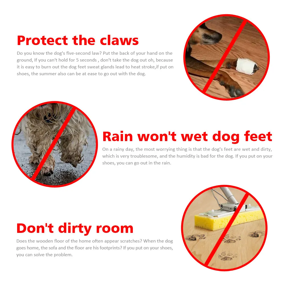 Winter Snow Boots - Dog Shoes (Safety Reflective)