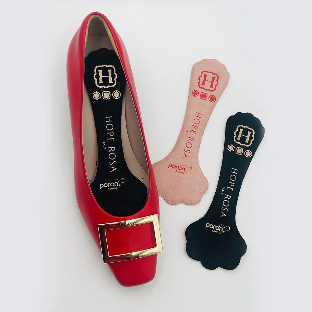 Women's All-Day Comfort Insoles Bundle -2: Two Pair of Full Length and Two Pair of 3/4th Insole with 8 Flower-Shaped Cushion Insoles (FREE 4 Pieces of Flower Shaped Insoles and One Pair of Long Insoles)