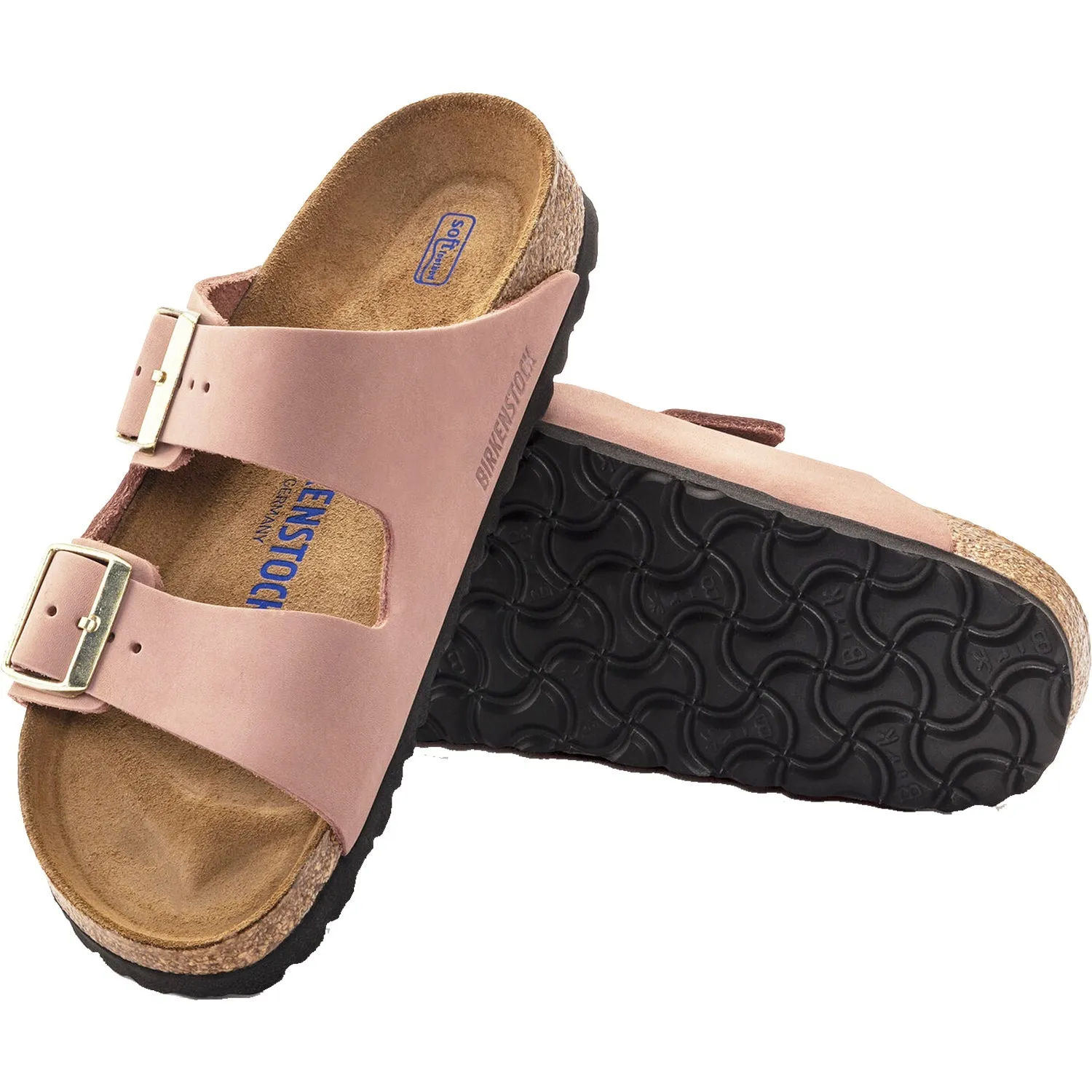 Women's Birkenstock Arizona Soft Footbed Old Rose Nubuck