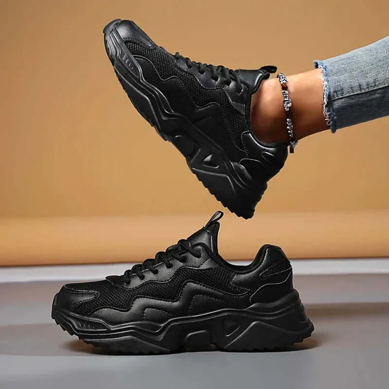 Women's Chunky Sole Breathable Mesh Sneakers