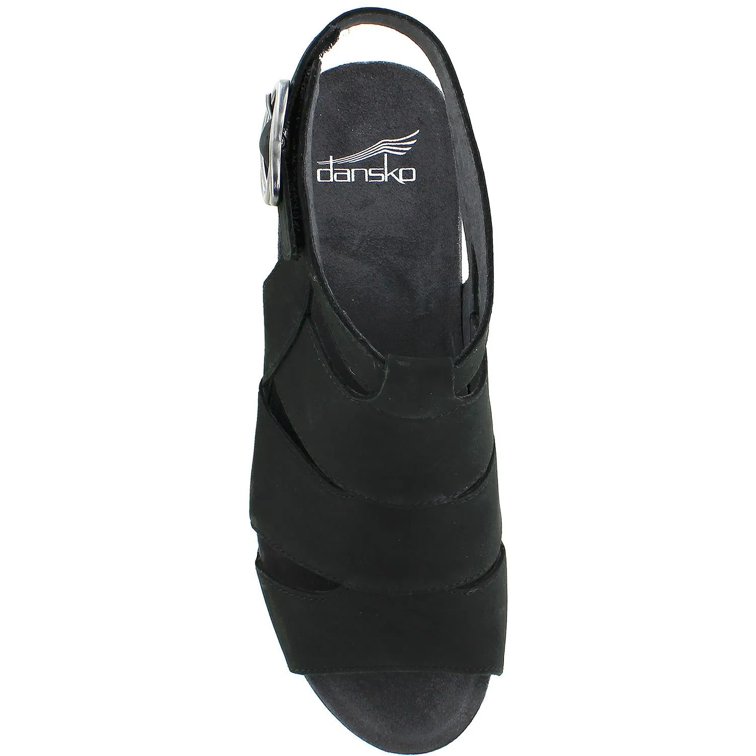 Women's Dansko Sera Black Milled Nubuck